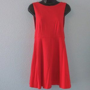 Forever 21 Red Scoop Back Dress (Medium)
